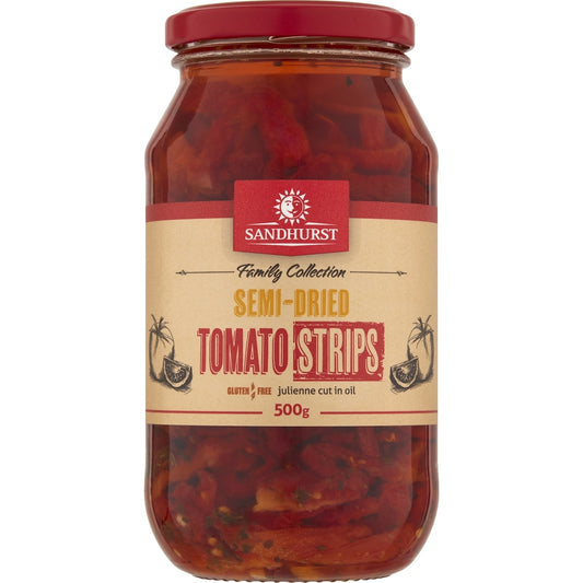 Sandhurst Semi-dried Tomato Strips In Oil 500g