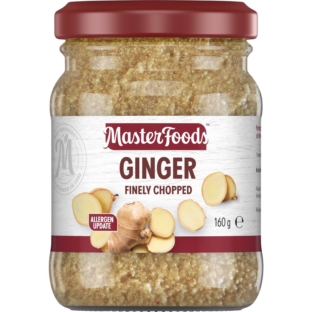 Masterfoods Finely Chopped Ginger 160g