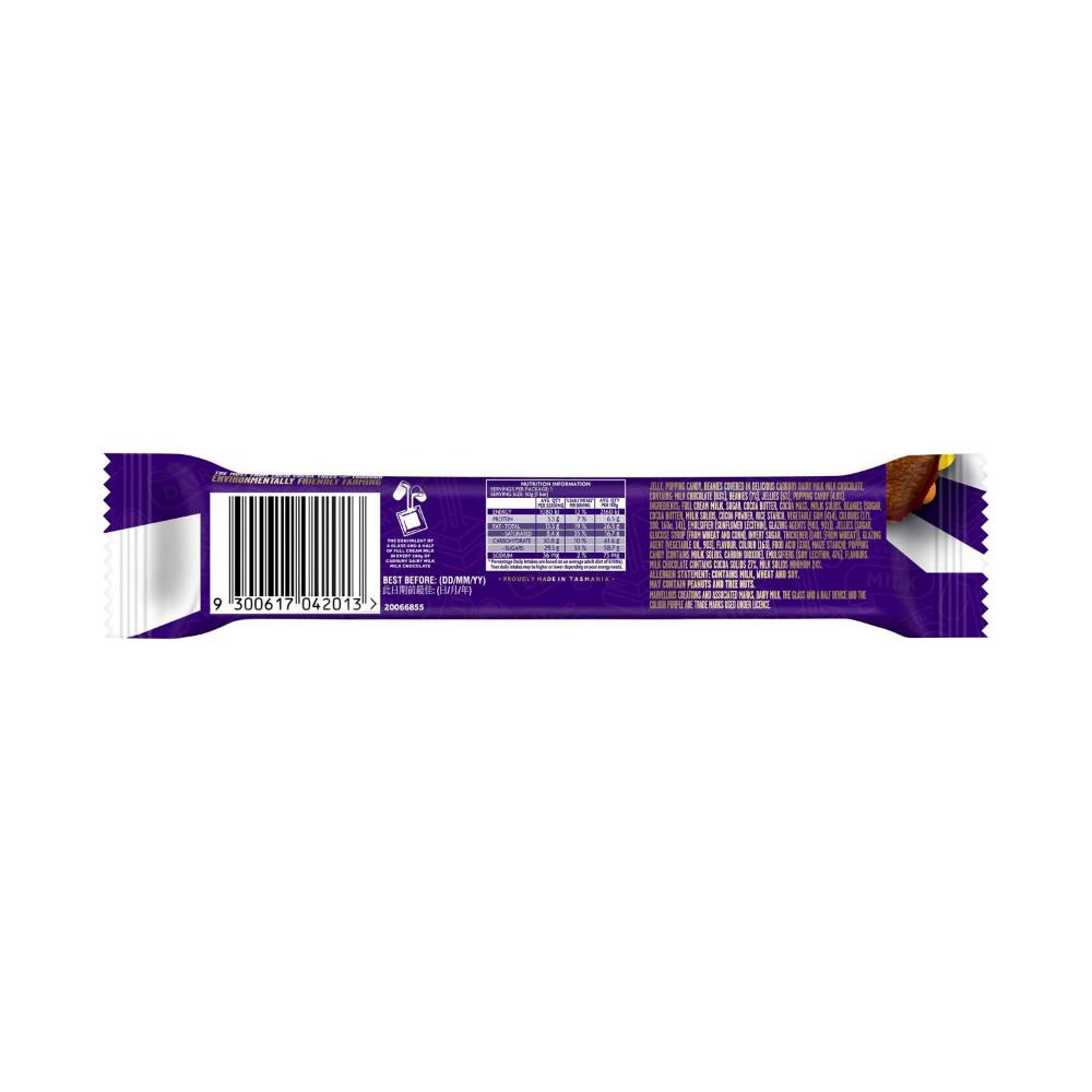 Cadbury Marvellous Creations Jelly Popping Candy Beanies Chocolate Bar - 50g