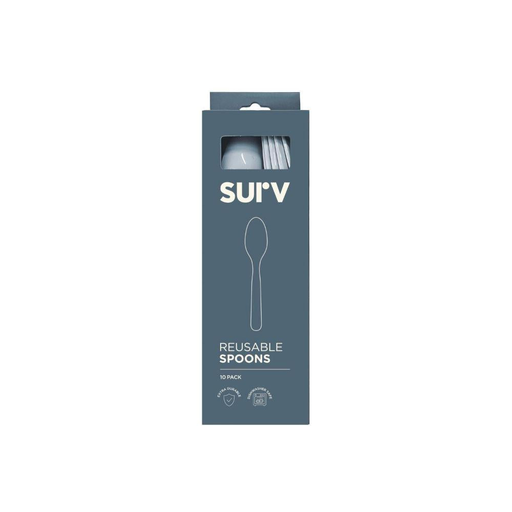 Surv Reusable Spoons10 - Pack
