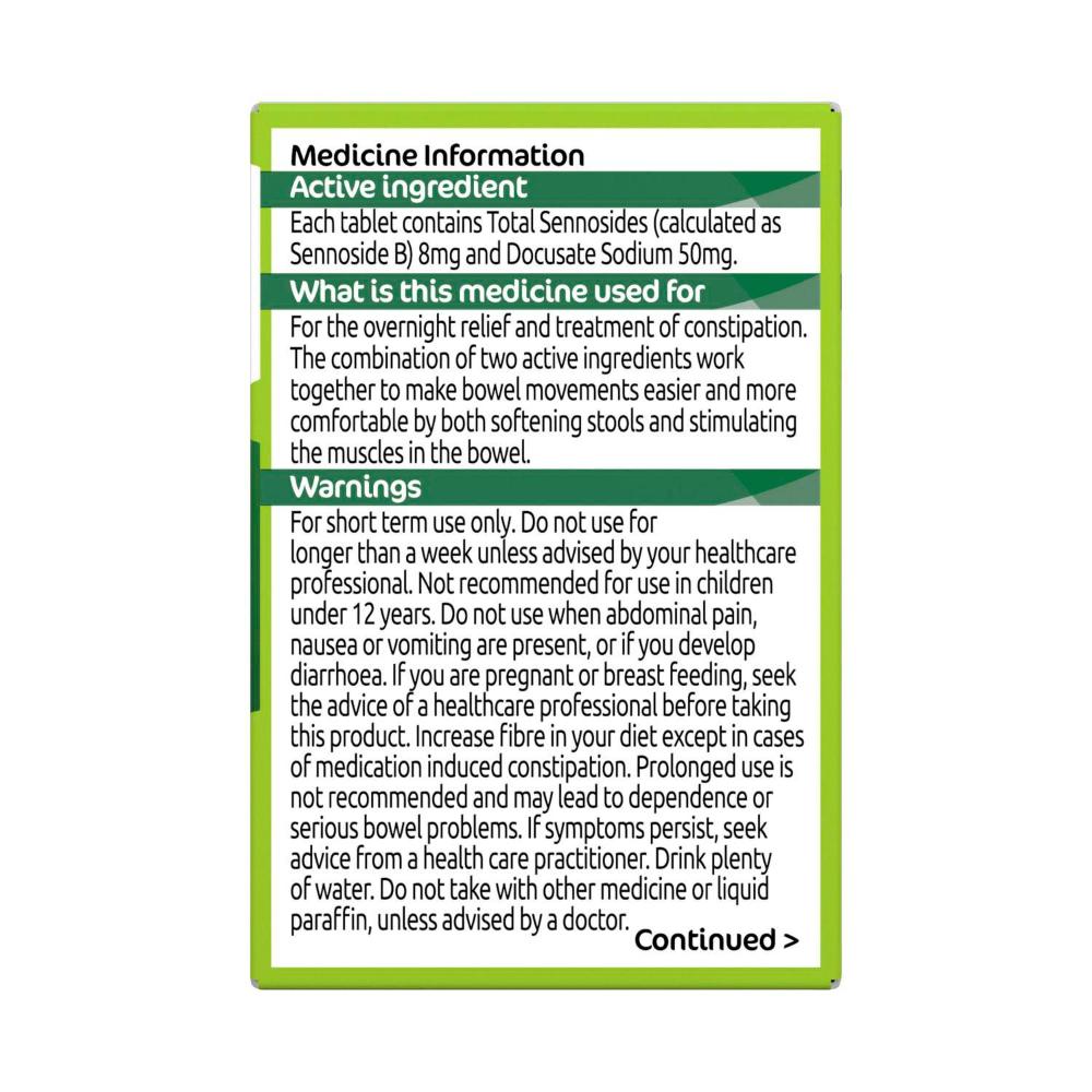 Senokot Dual Action Tablets - 90 Pack