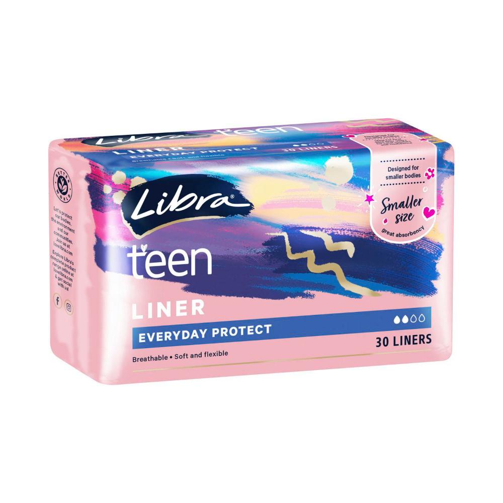 Libra Teen Liners - 30 Pack