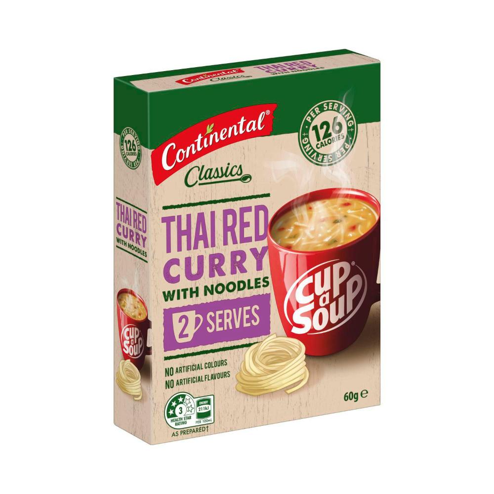 Continental Cup A Soup Thai Red Curry Serves 2 - 60g