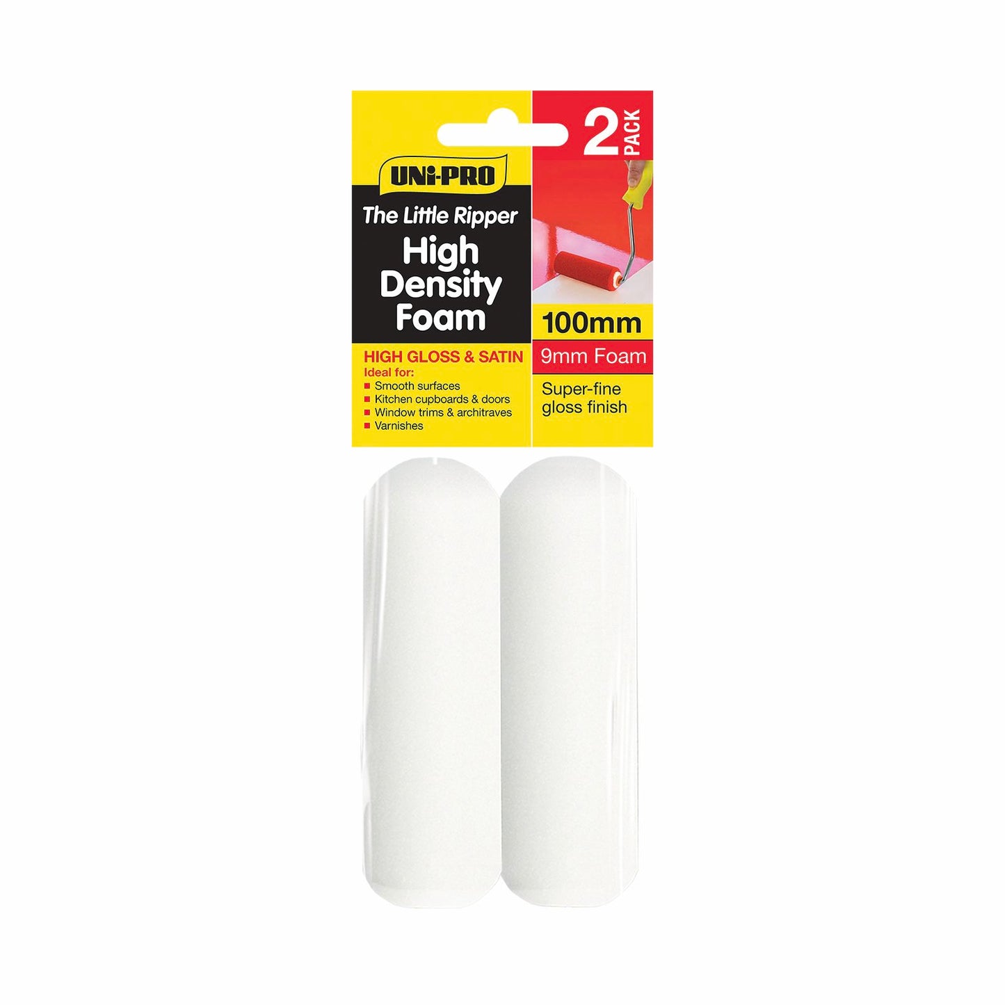 UNi-PRO Foam Roller Cover - 100mm - 2 Pack
