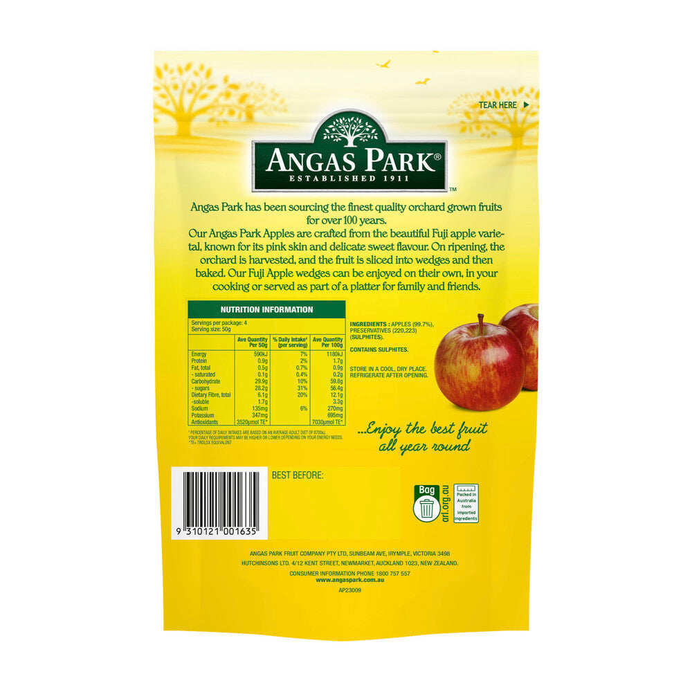Angas Park Dried Apples - 200g