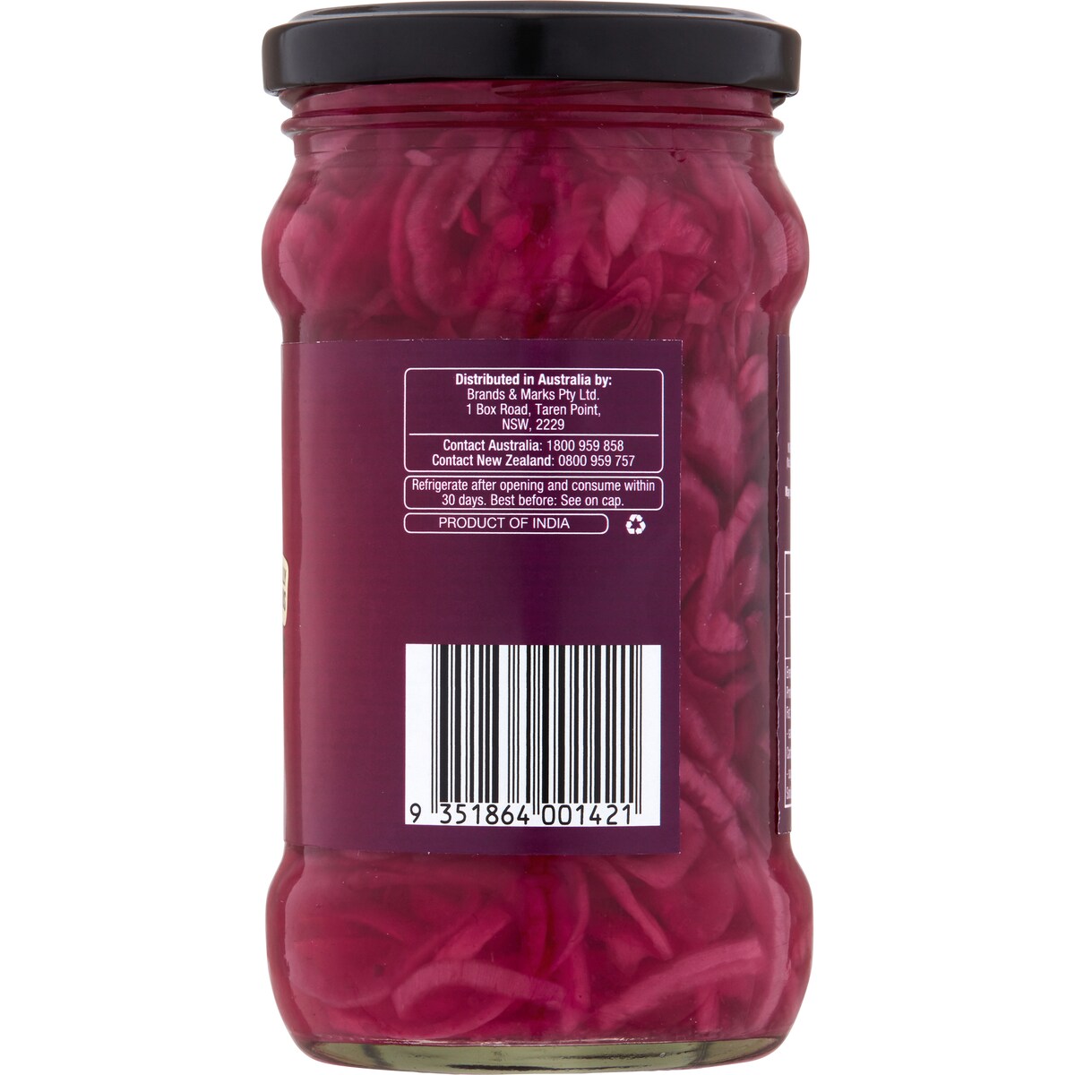 Bryne Co Sliced Red Onions 300g