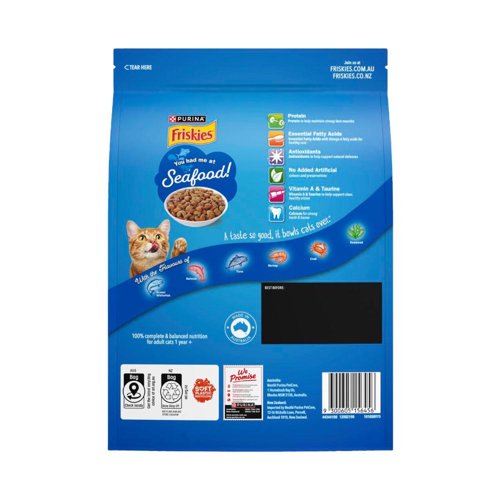 Friskies Seafood Sensations Dry Cat Food - 700g