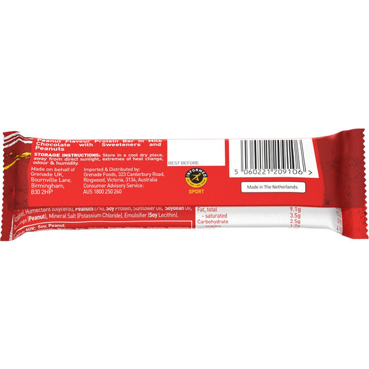 Grenade Peanut Nutter Milk Chocolate Protein Bar 60g