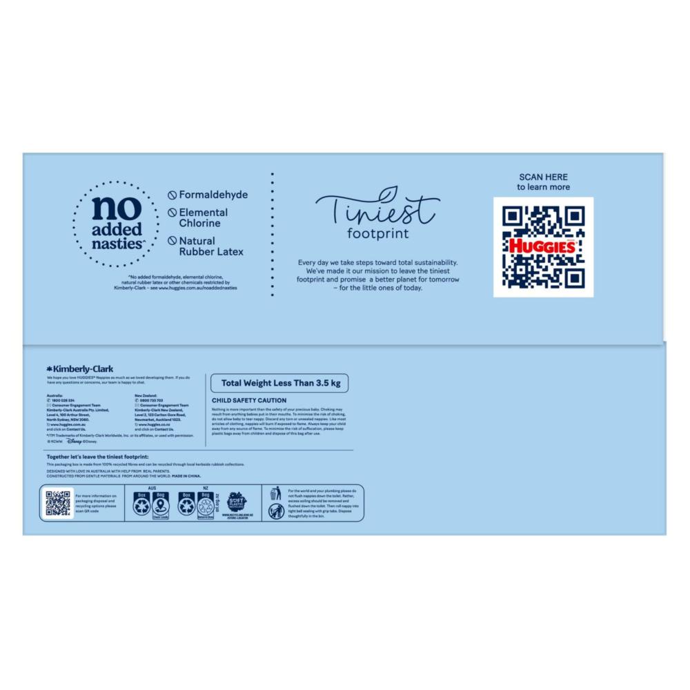 Huggies Ultra Dry Nappies Boys Size 5 (13-18kg) | 64 Pack