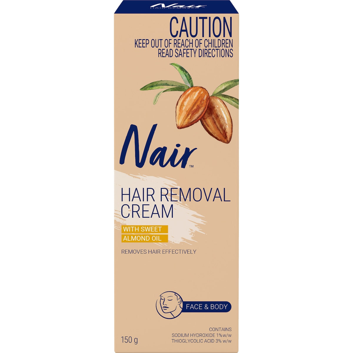 Nair Sensitive Hair Removal Cream 150g