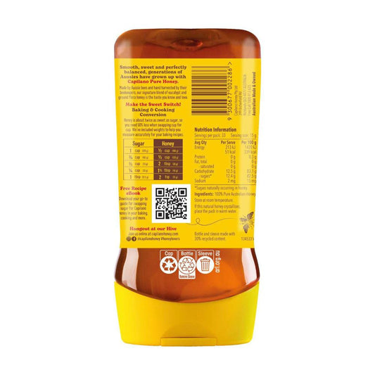 Capilano Pure Honey Upside Down Squeeze - 500g