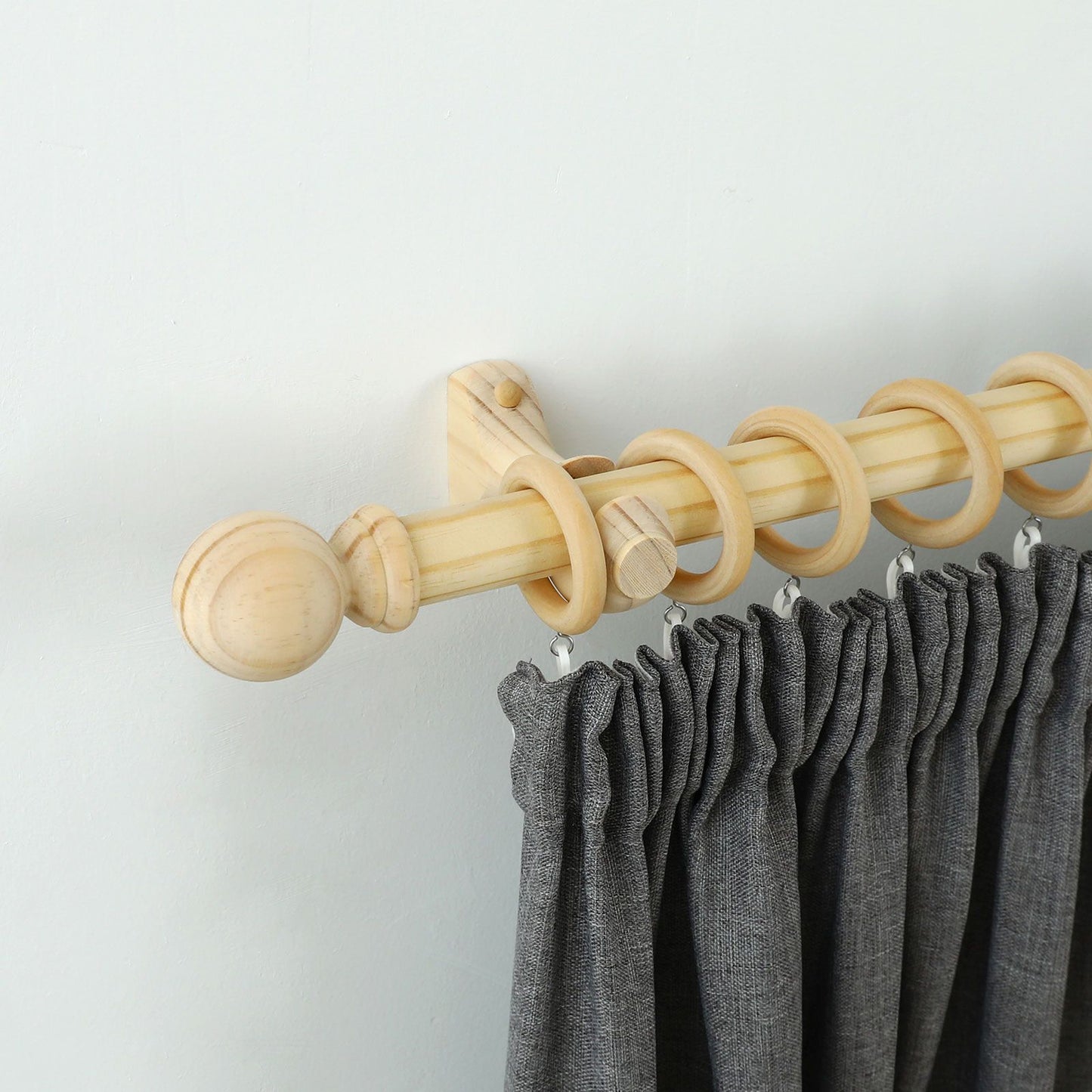 Windoware Curtain Rings - 35mm - Natural - 5 Pack