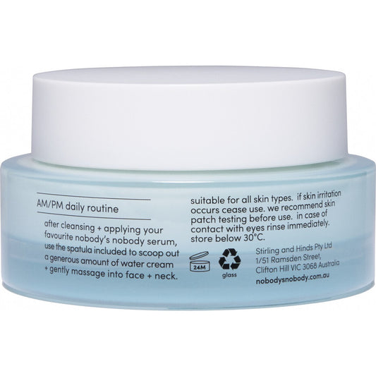 Nobody's Nobody Water Cream With 5% Hyaluronic Acid 50ml