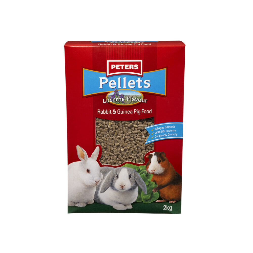 Peters Rabbit & Guinea Pig Lucerne Pellets - 2kg
