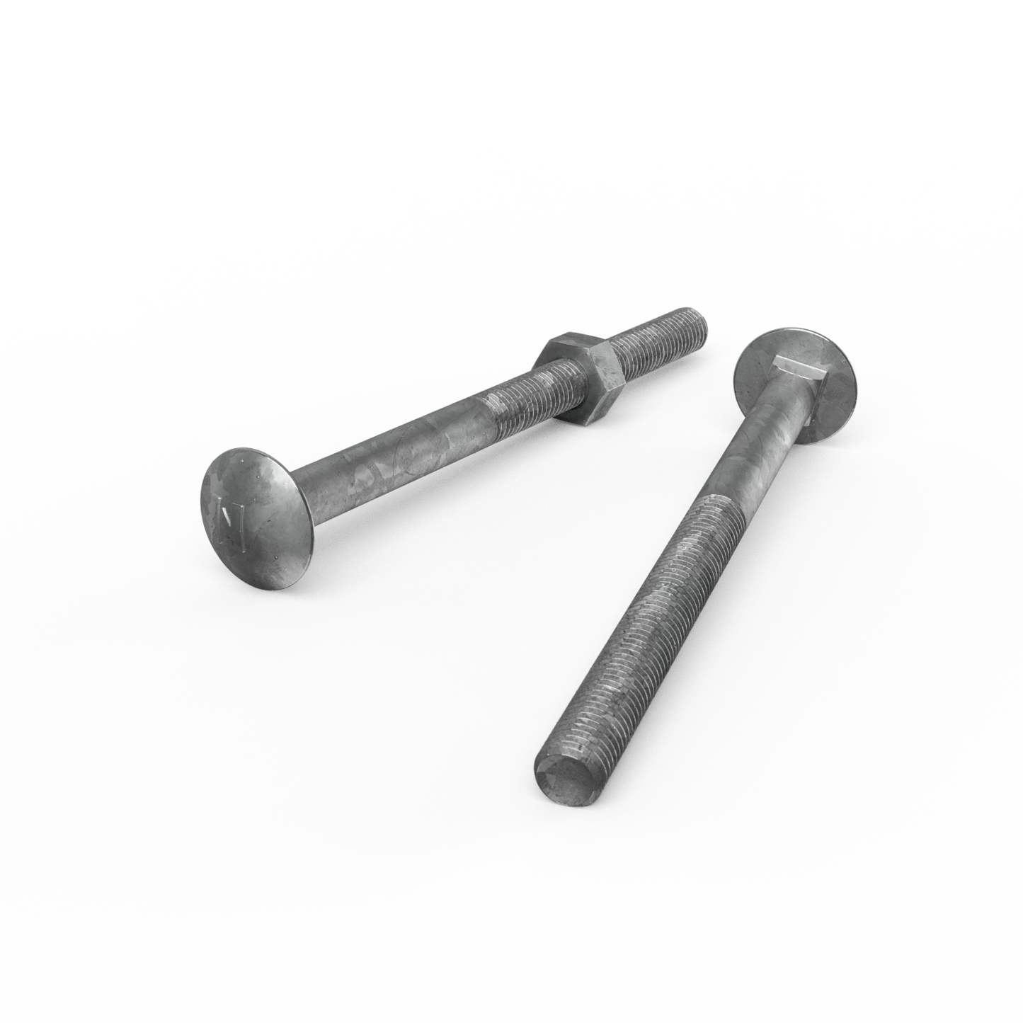 Zenith M10 x 140mm - Hot Dip Galvanised Cup Head Bolts & Nuts