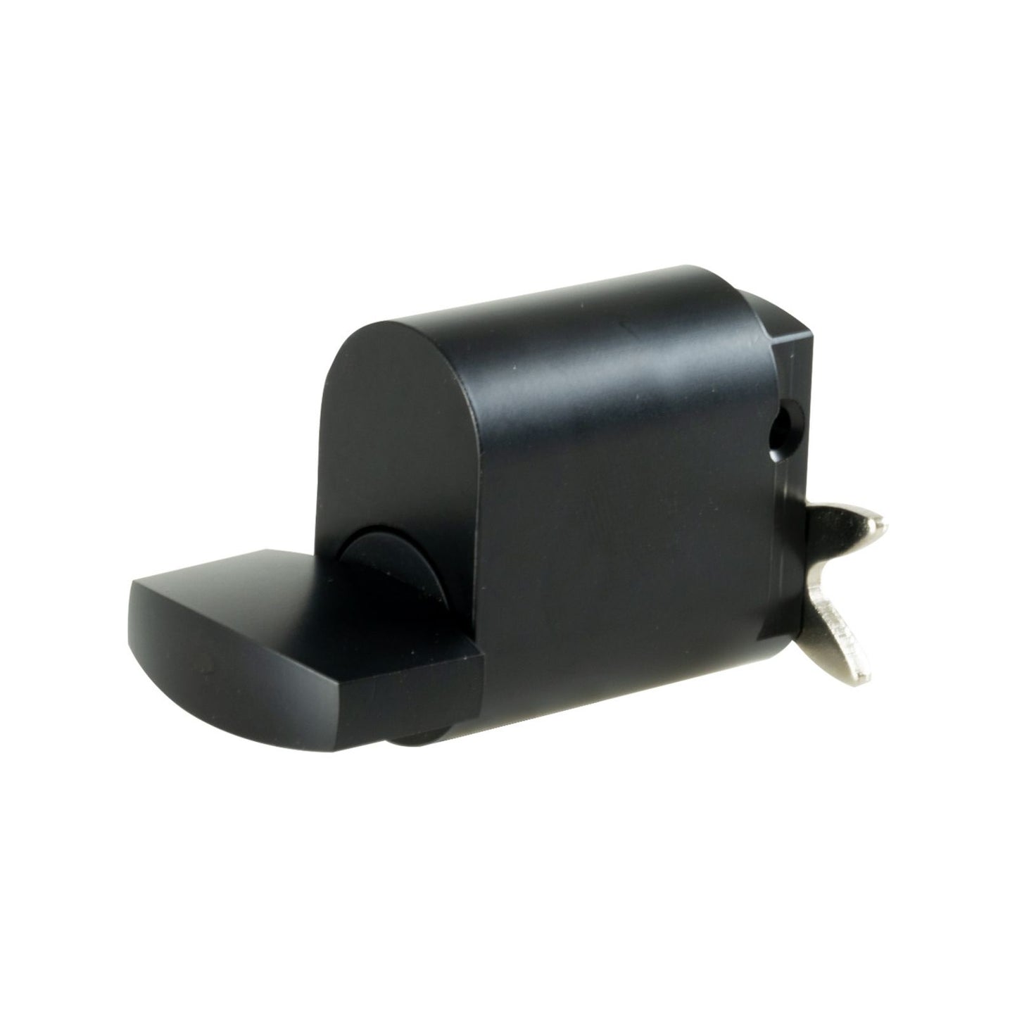 Rolltrak Commercial Security Oval Turnsnib Lock - Matte Black - 18 x 31 x 53mm