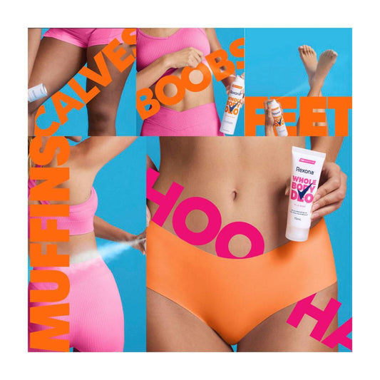 Rexona Whole Body Deo Wild Rose - 230mL