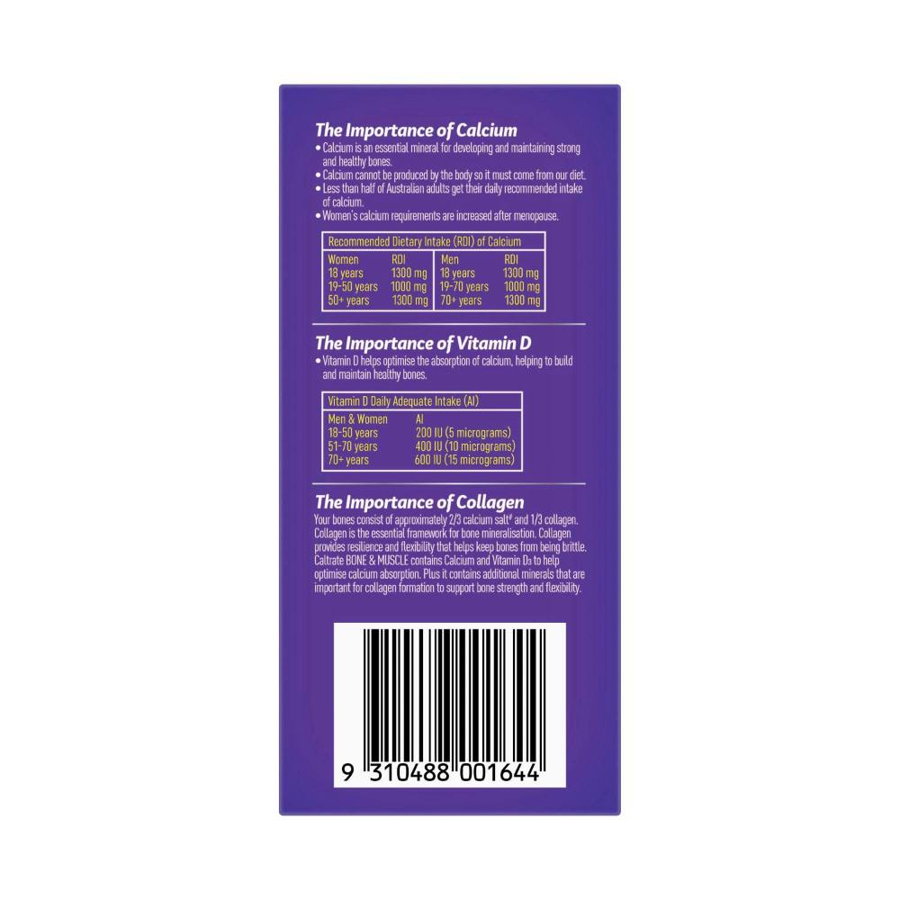Caltrate Bone & Muscle Vitamin D 1000iu - 100 pack