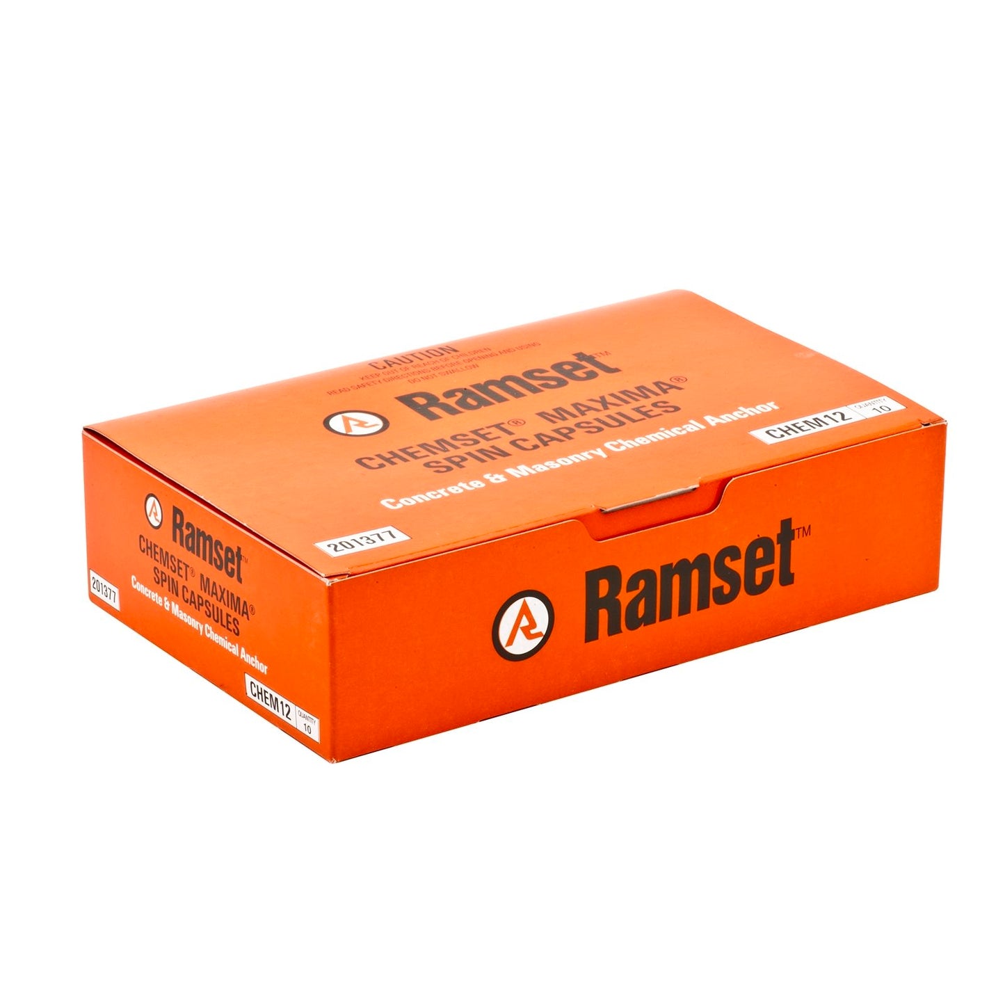 Ramset M12 Maxima Chemical Epoxy Capsule - 12mm - 10 Pack