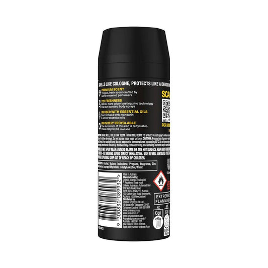 Lynx Fine Fragrance Deodorant Body Spray Golden Mango - 150mL