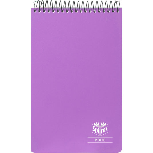 Spirax Reporter Notebook 203x127mm Assorted Colours 200pg Each