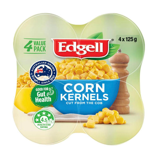Edgell Corn Kernels 125g - 4 pack