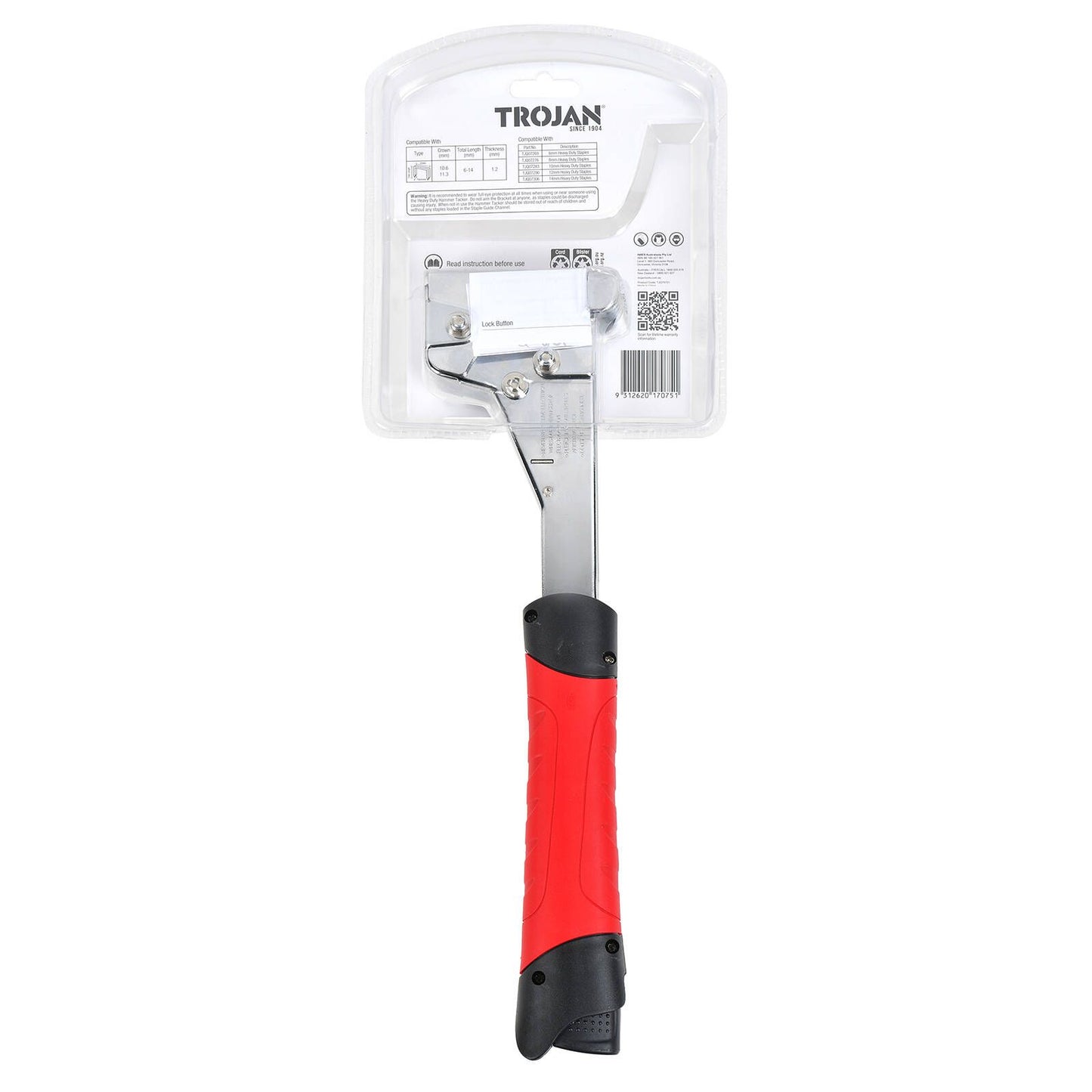Trojan Heavy Duty Hammer Tacker - 1.15kg