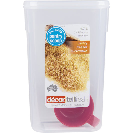 Decor Tellfresh Pantry Container, Oblong 1.25l