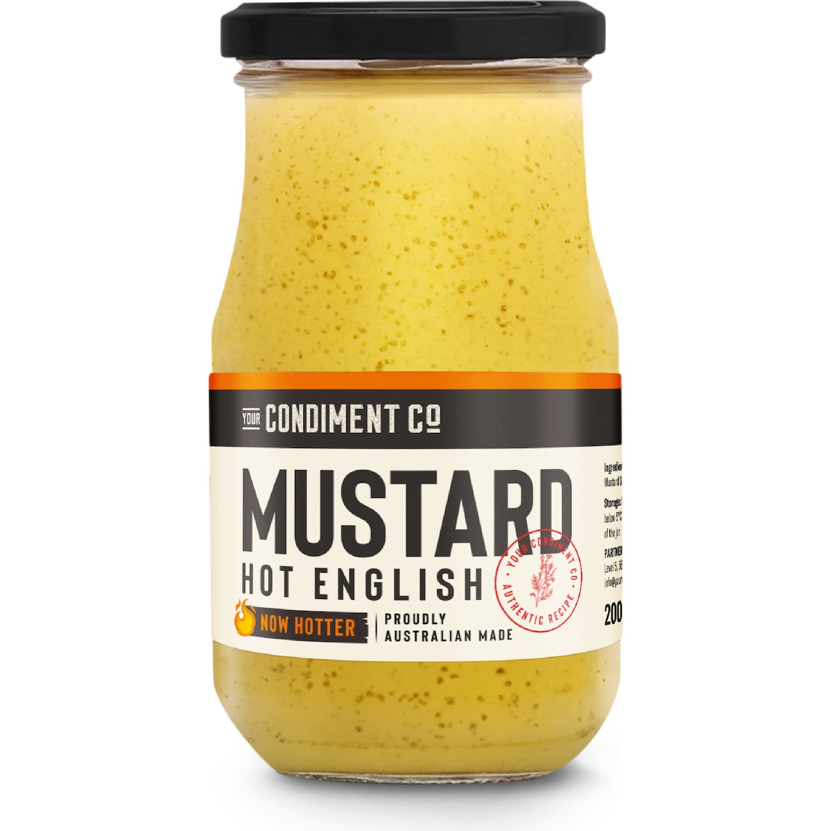 Your Condiment Co Hot English Mustard 200g