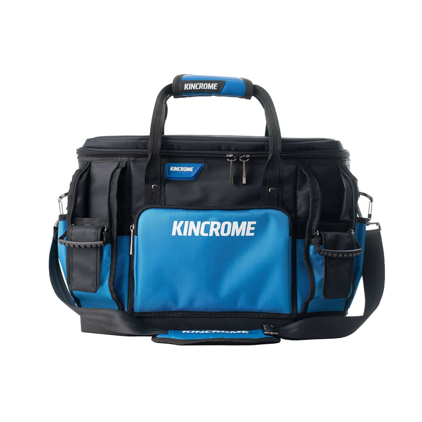Kincrome 500mm Hard Base Round Top Tool Bag - 24 Pockets