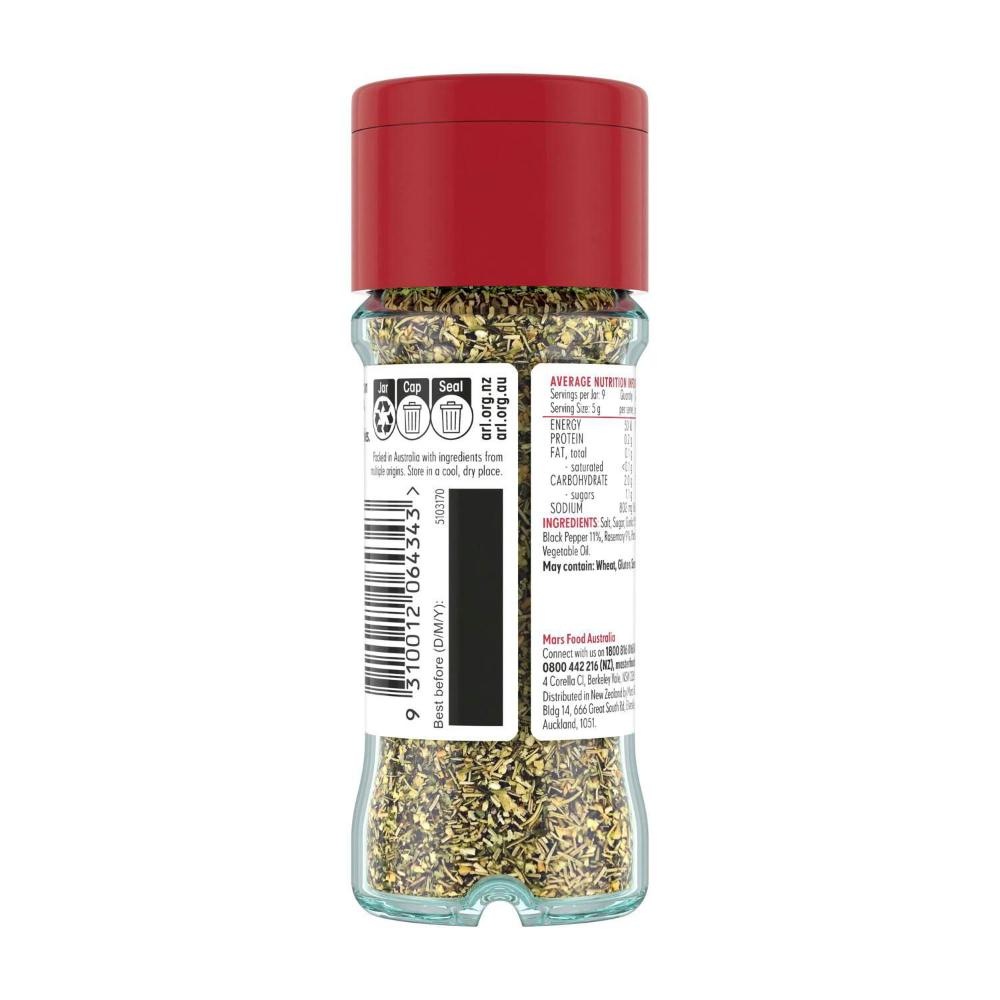 Masterfoods Herbs And Spices Tuscan Seasoning Jar - 45g