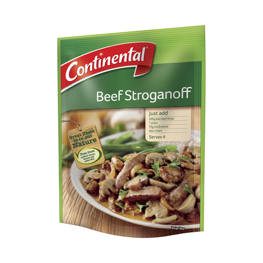 Continental Beef Stroganoff Recipe Base Serves 4 - 40g