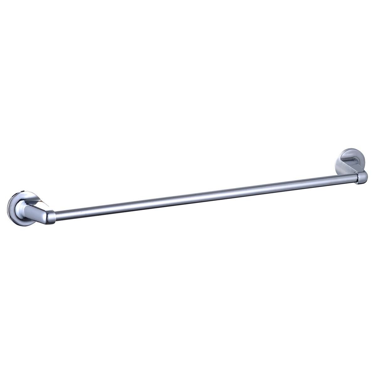 Mondella Chrome Prelude Single Towel Rail 600mm - 1 Pack - Metal
