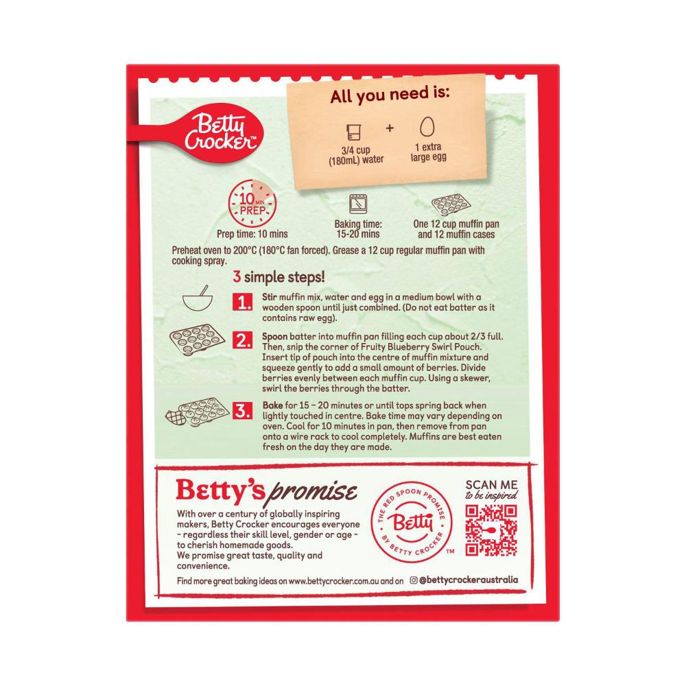 Betty Crocker Blueberry Muffin Mix - 500g