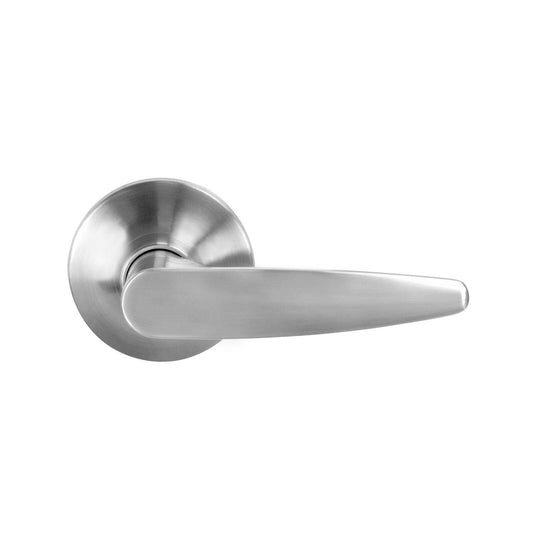 Delf Satin Chrome Pomona Dummy Lever Set - 138 x 64mm