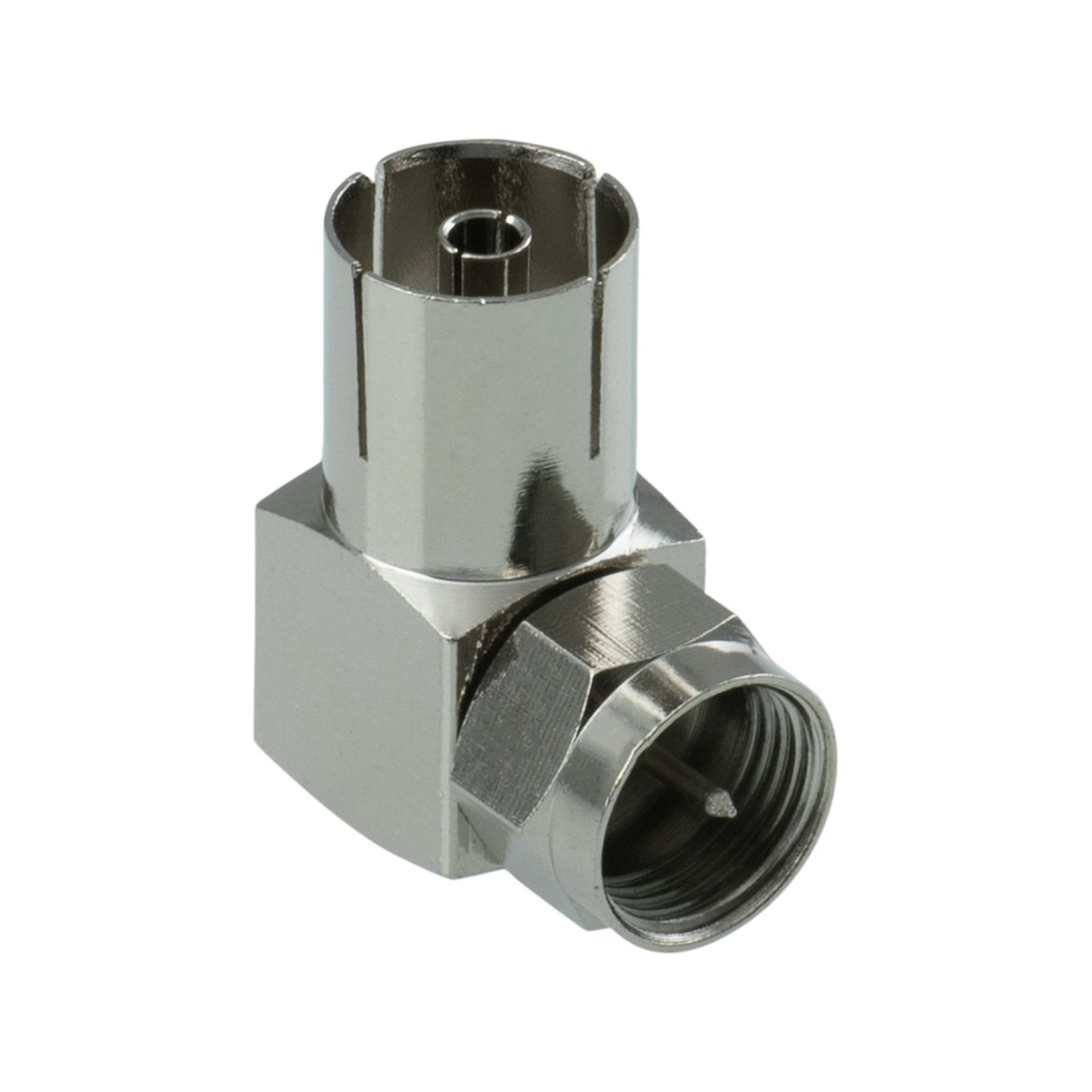 Antsig F Plug Pal Socket Right Angle - 75 OHM