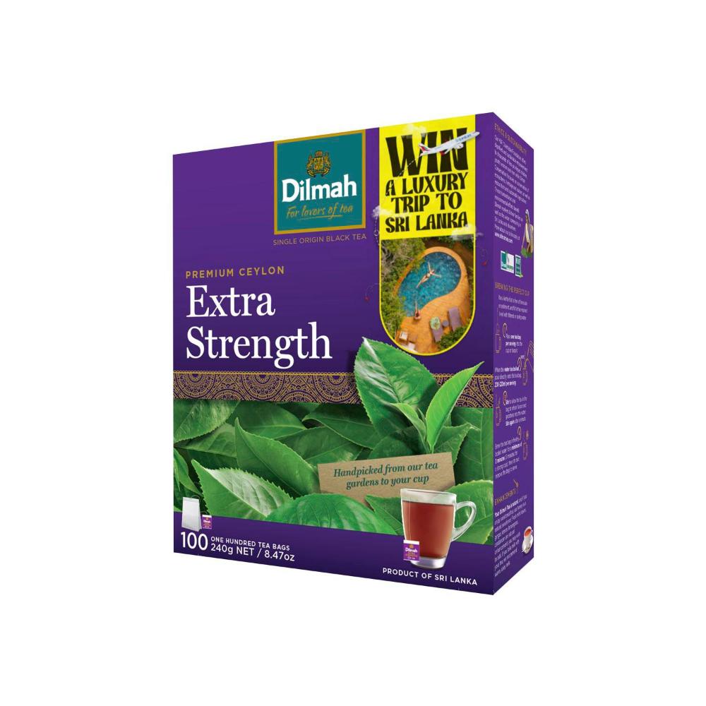 Dilmah Pure Ceylon Extra Strength Tea Bags 100 Pack - 240g