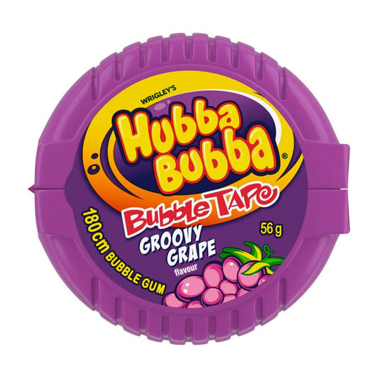 Hubba Bubba Groovy Grape Bubble Gum 180cm - 56g