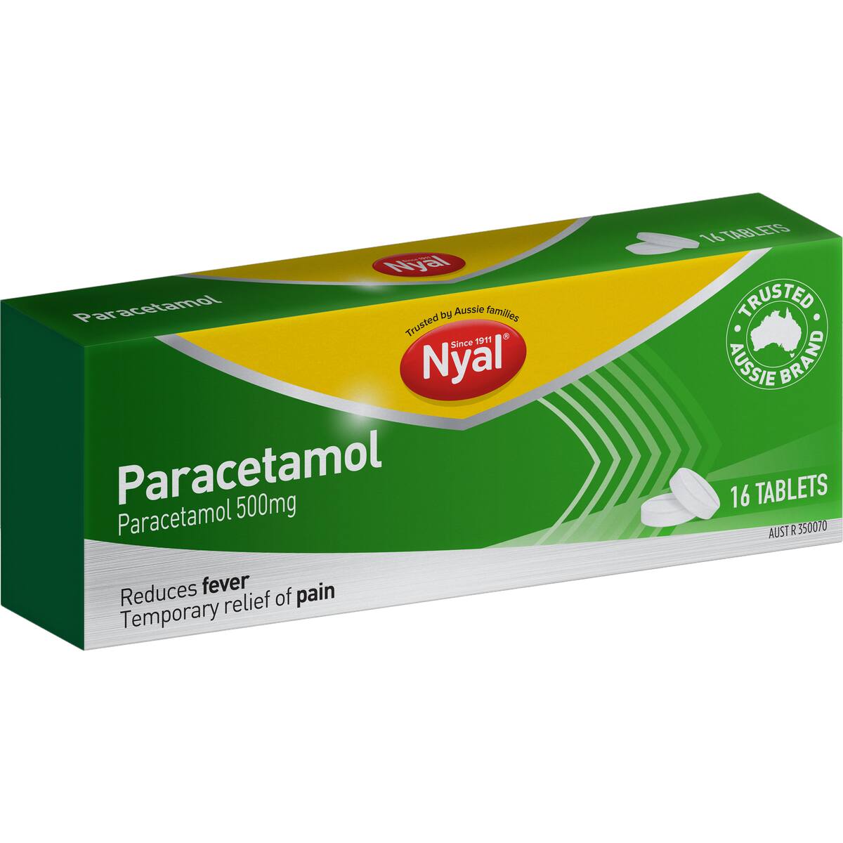 Nyal Paracetamol 500mg Tablets 16 Pack