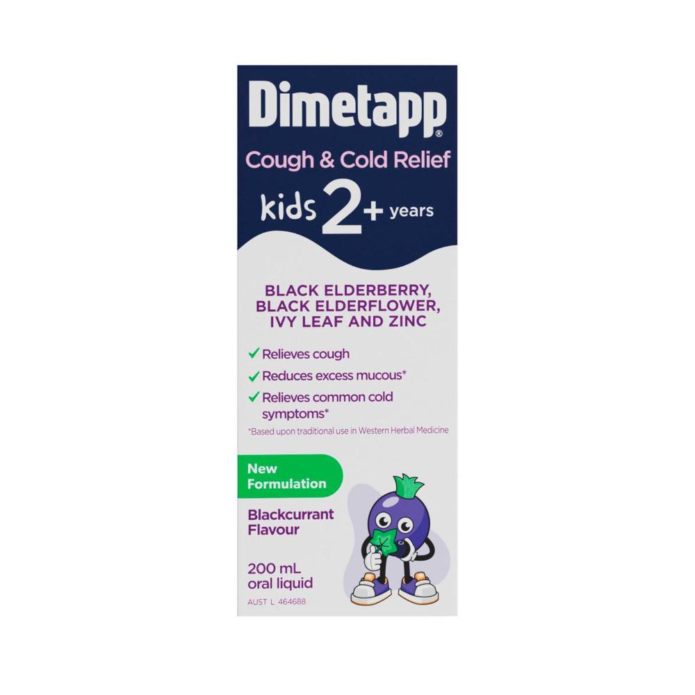 Dimetapp Cough Cold & Flu Elderberry & Ivy Leaf - 200mL