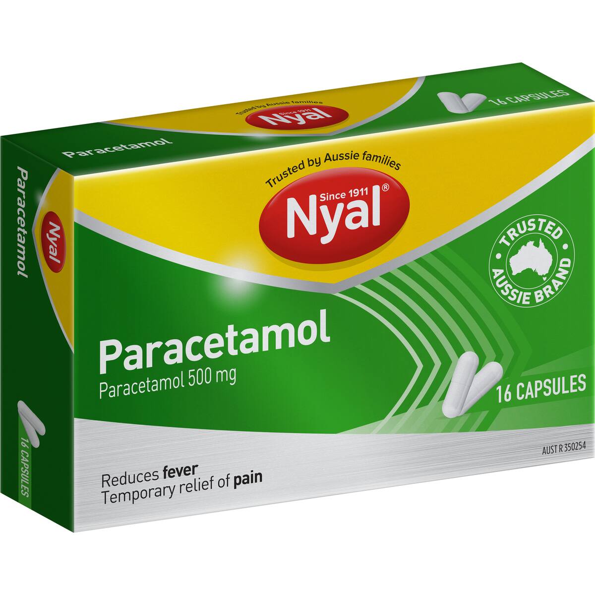 Nyal Paracetamol 500mg Capsules 16 Pack