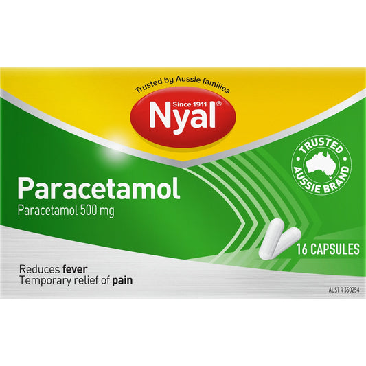 Nyal Paracetamol 500mg Capsules 16 Pack