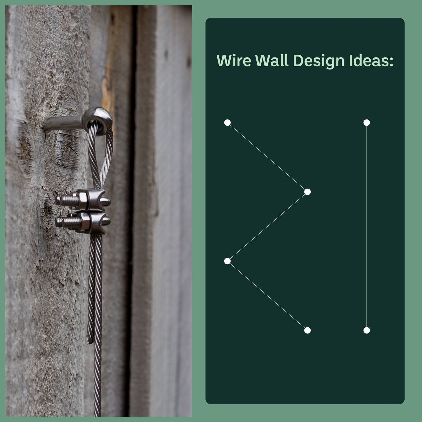 Garden Zen Tensioned Wire Wall Plant Trainer Kit - 5m