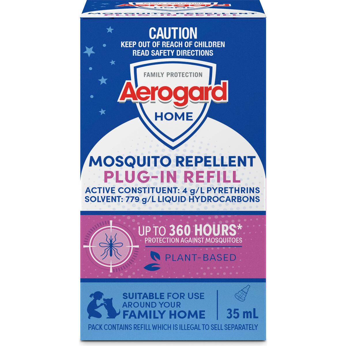 Aerogard Home Mosquito Control Plug In Refill 35ml