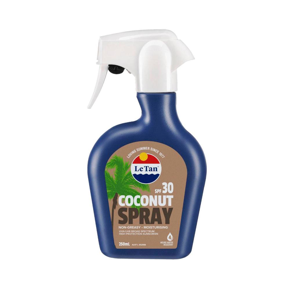 Le Tan SPF 30 Coconut Sunscreen Spray - 250mL
