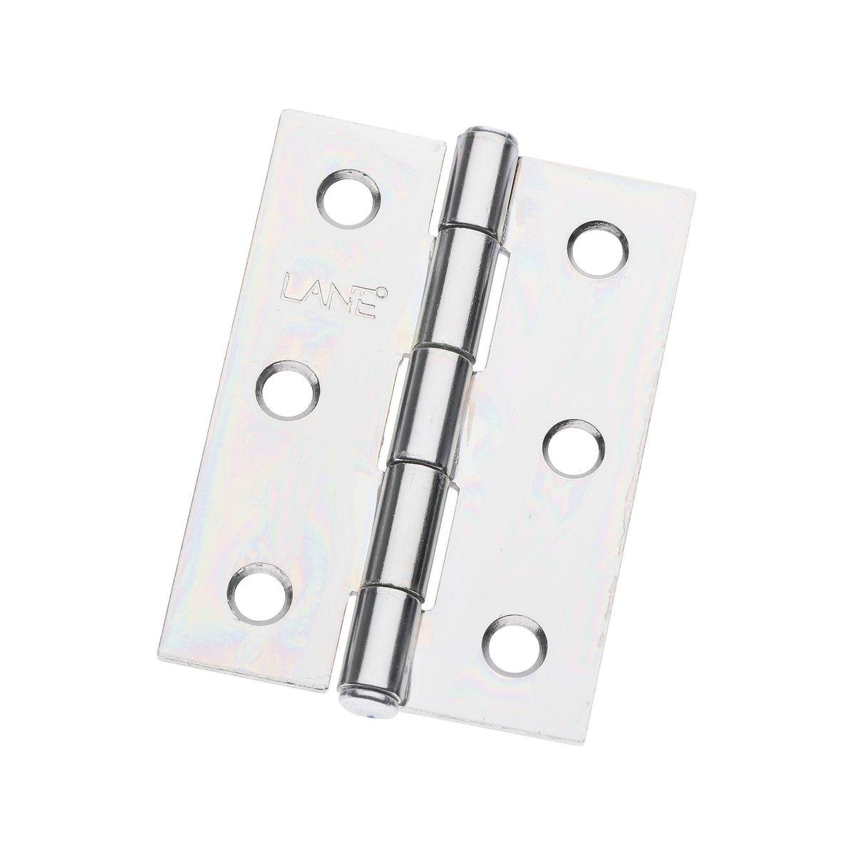 Lane Butt Hinge - Zinc Plated - 70 x 50 x 1 6mm - Home Security - 2 Pack