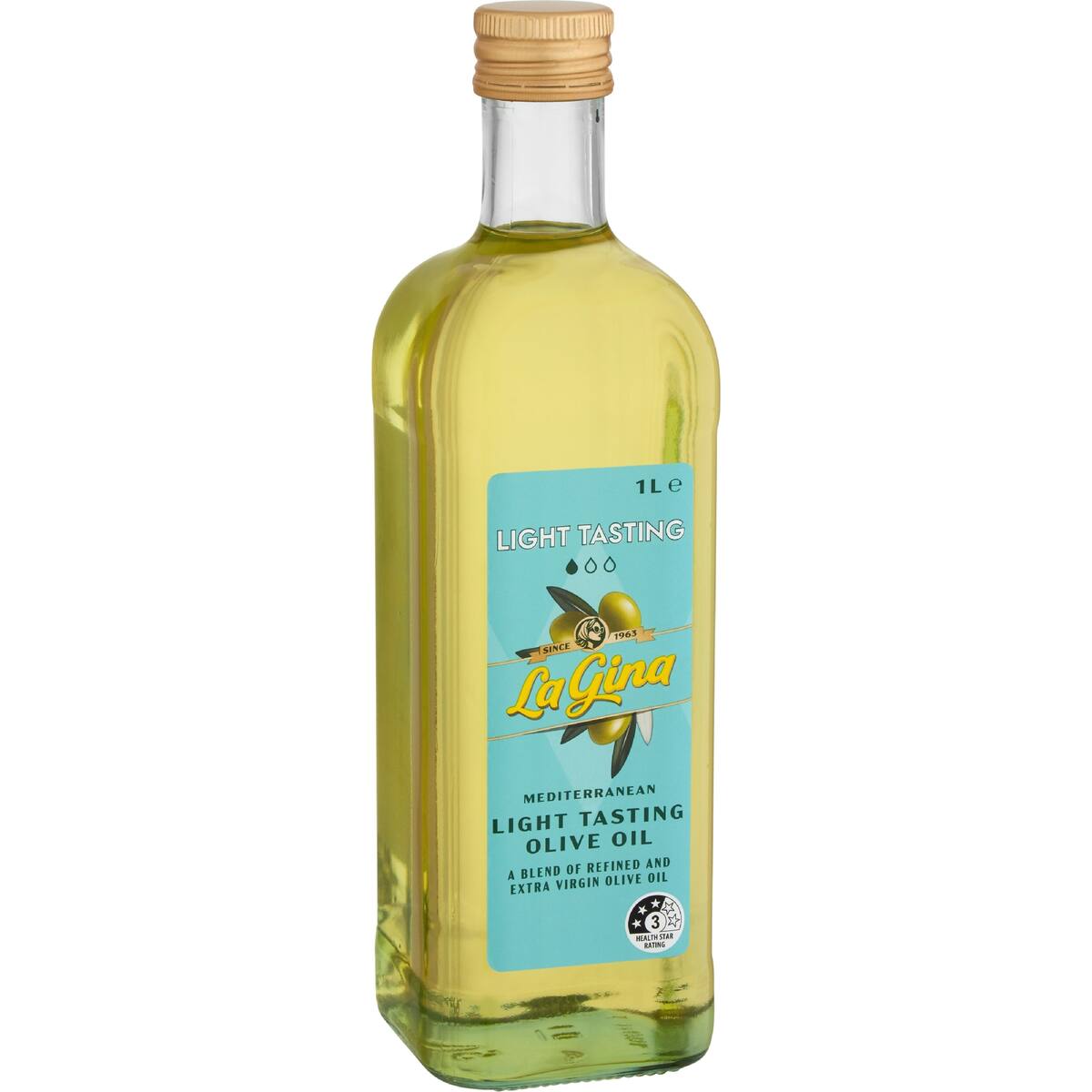 La Gina Light Tasting Olive Oil 1l
