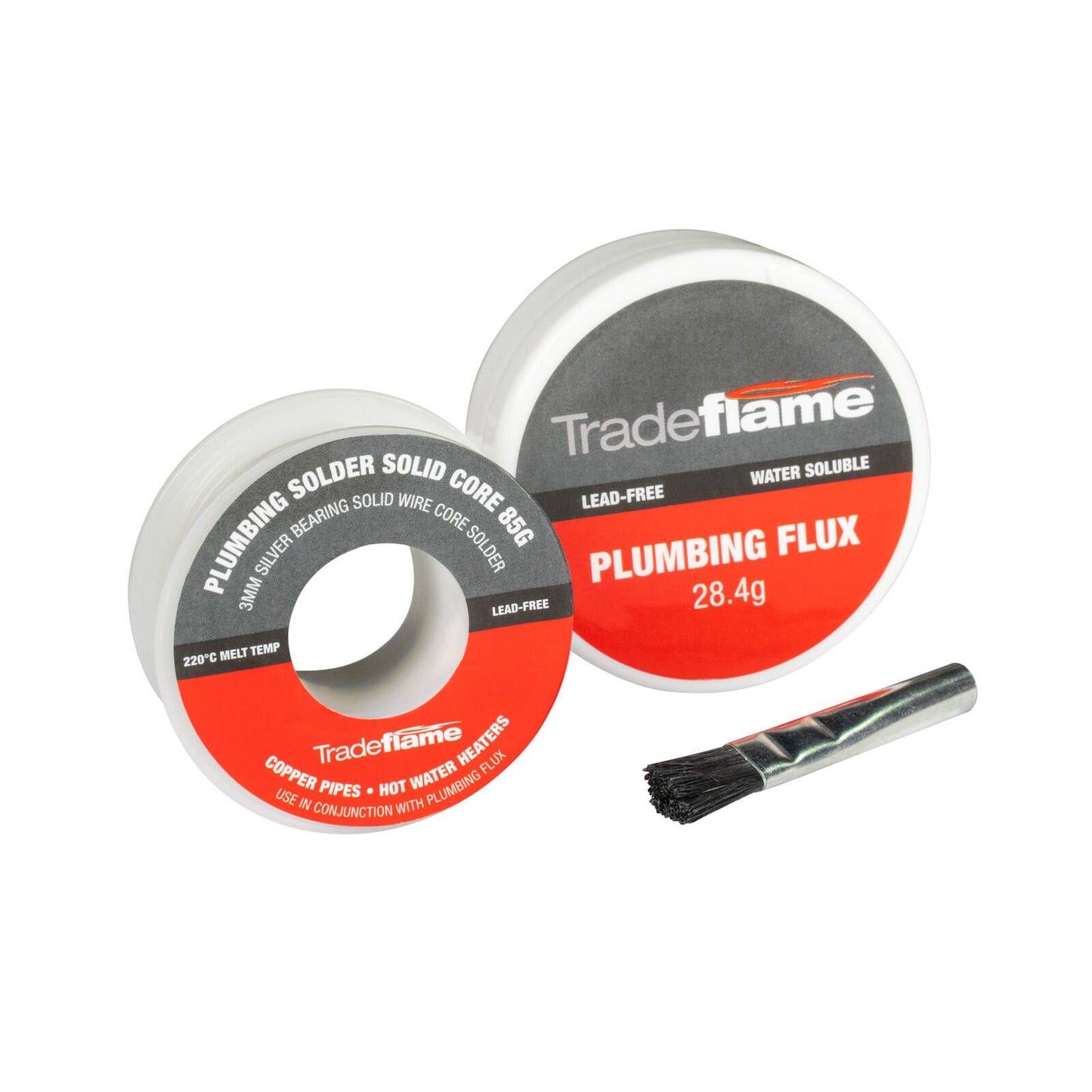 Tradeflame Plumbing Solder and Flux Kit - 85g