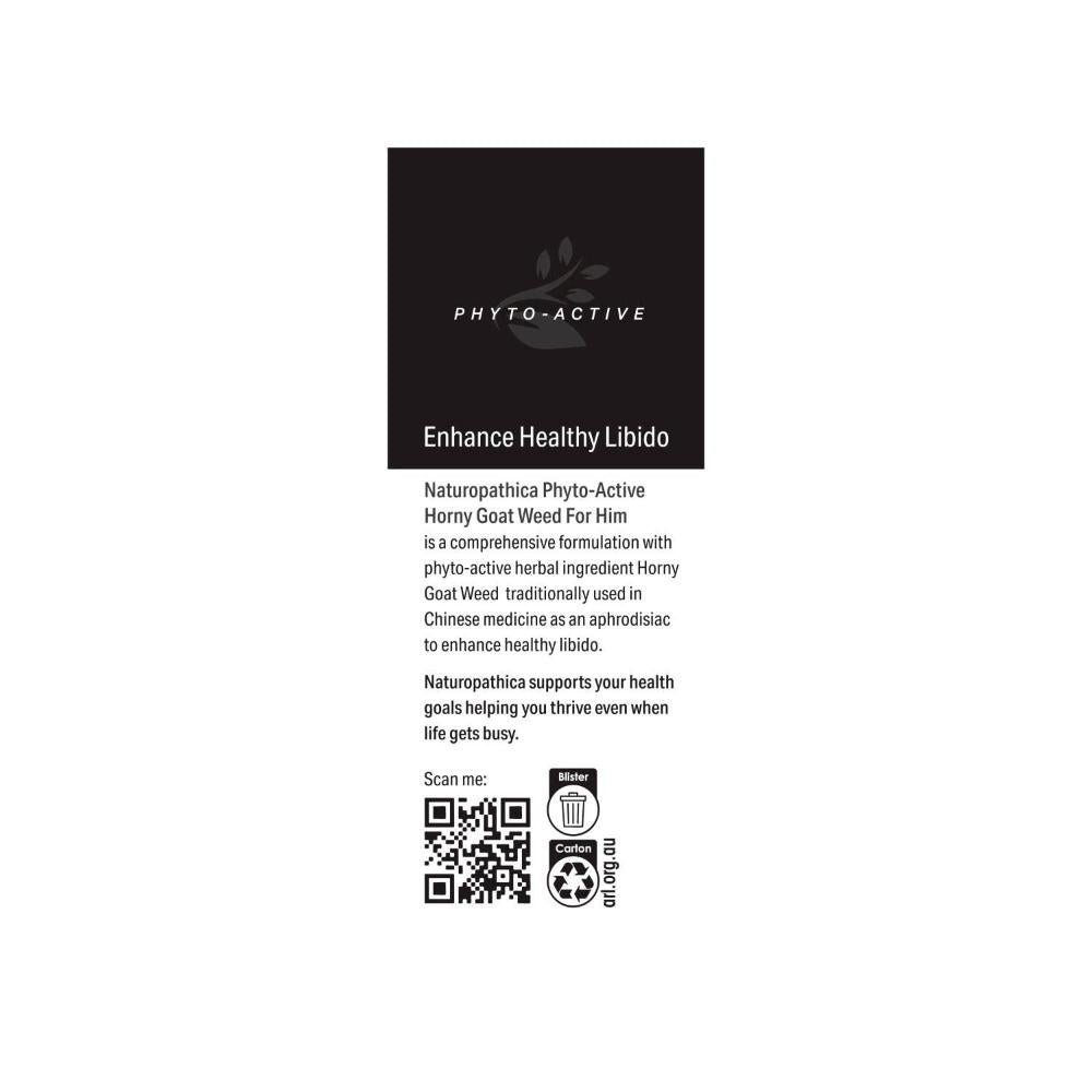 Naturopathica Horny Goat Weed For Him - 50 pack