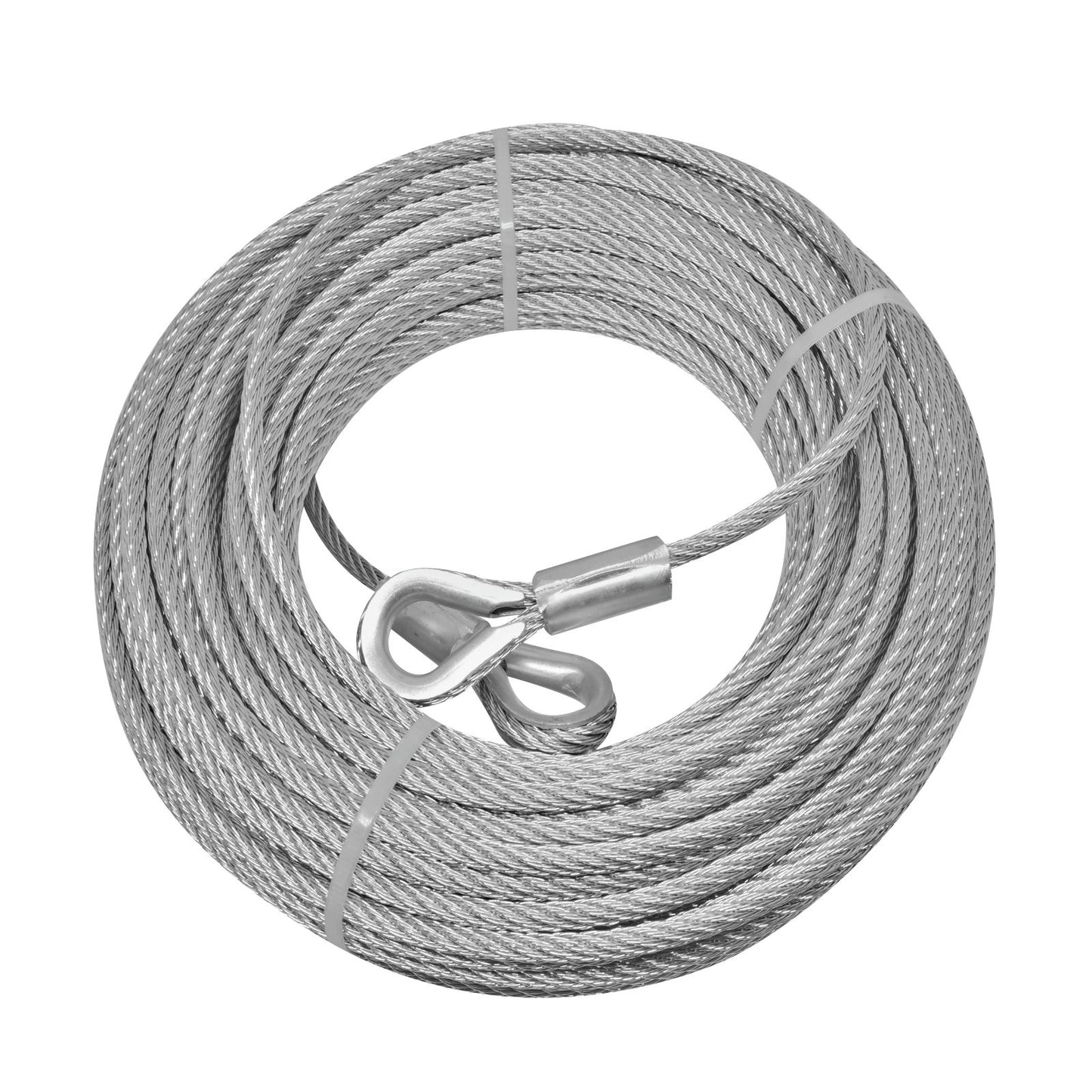 Pinnacle Galvanised Wire Rope - 5mm x 30m - Loop Ends